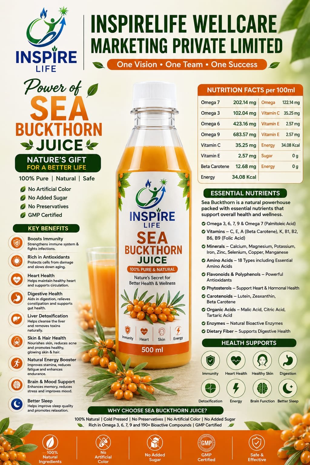SEA buckthorn juice